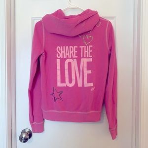 PINK SHARE THE LOVE HOODIE
